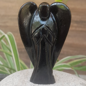 Black Tourmaline Angel (3 inches)