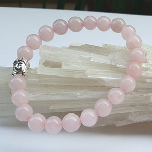 Rose Quartz Crystal Chip Bracelet  Divine Empress  Buy Online