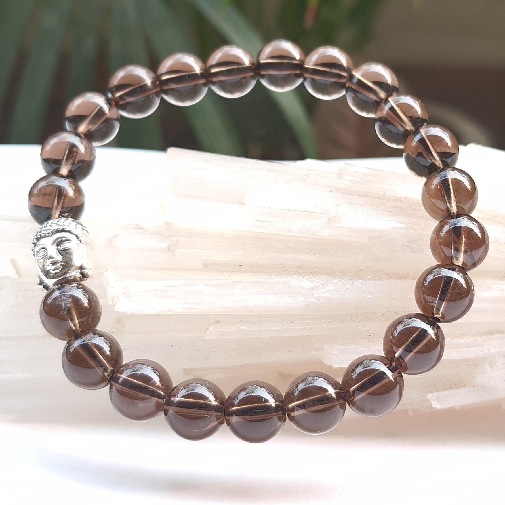 Quality Gold Shey Couture Sterling Silver with 14K Accent 7.75 Inch  Antiqued Cushion Smoky Quartz Bracelet QTC369 - Park Place Jewelers