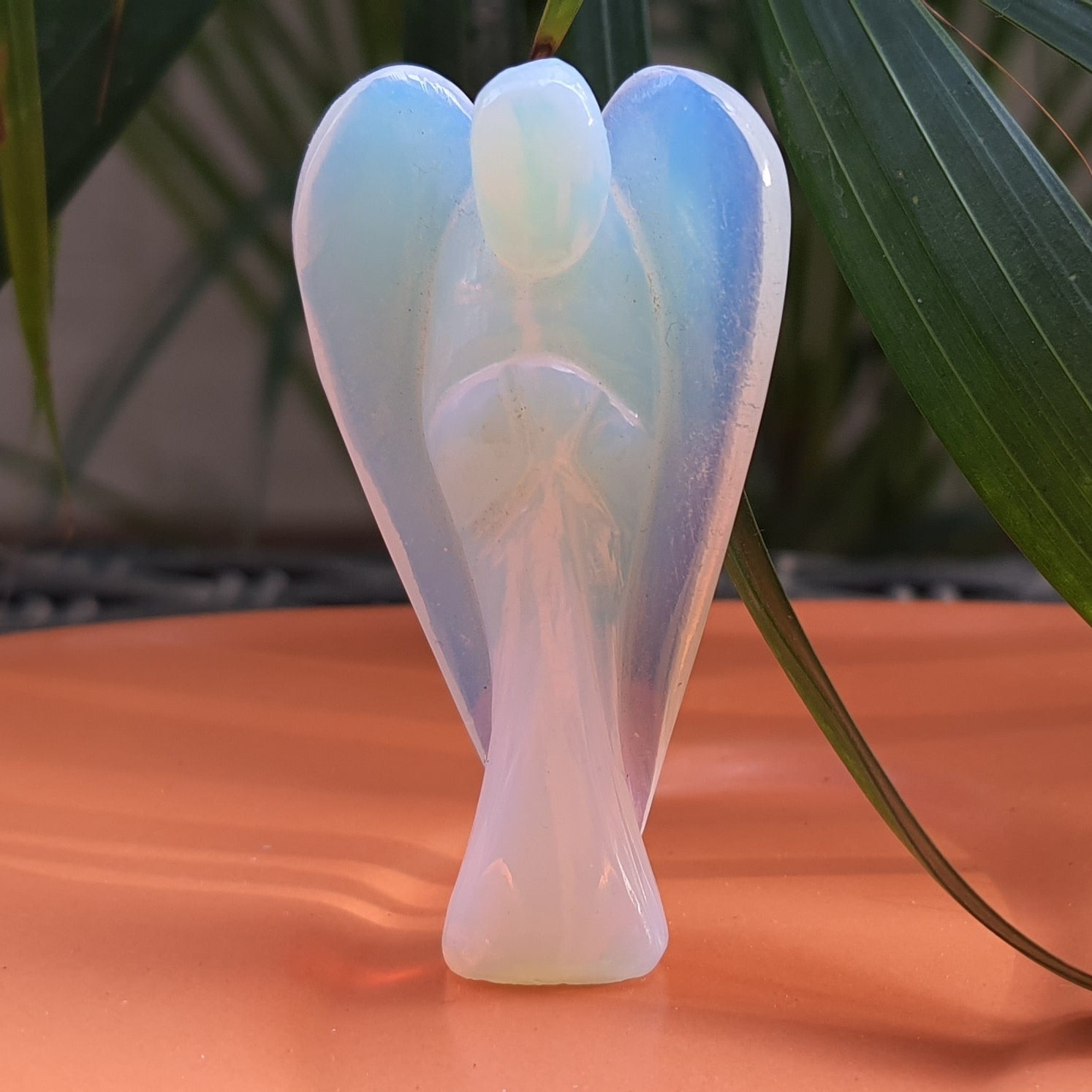 White Opalite Angel (2 inches)